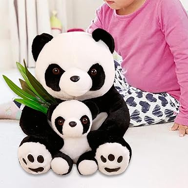 12* Inches Premium Panda With Baby Stuff Toy