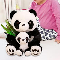 12* Inches Premium Panda With Baby Stuff Toy