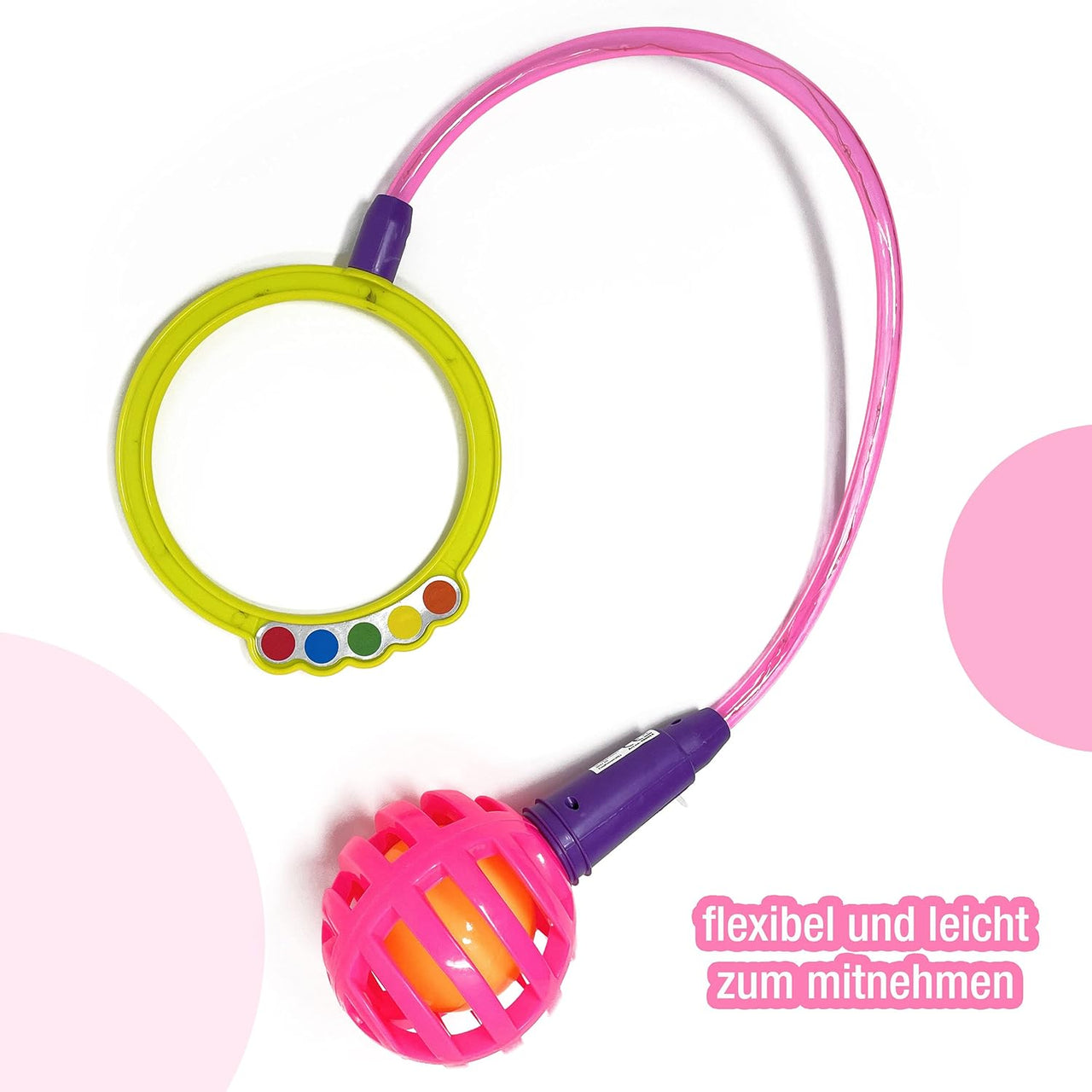Sunshine Jump Bouncing Ball Swing Wheel With LED Lights