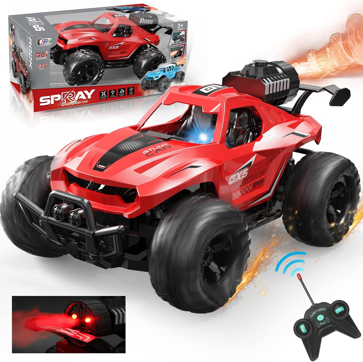 1:16 RC Crash Bumper Off-Road Spray Vehicle