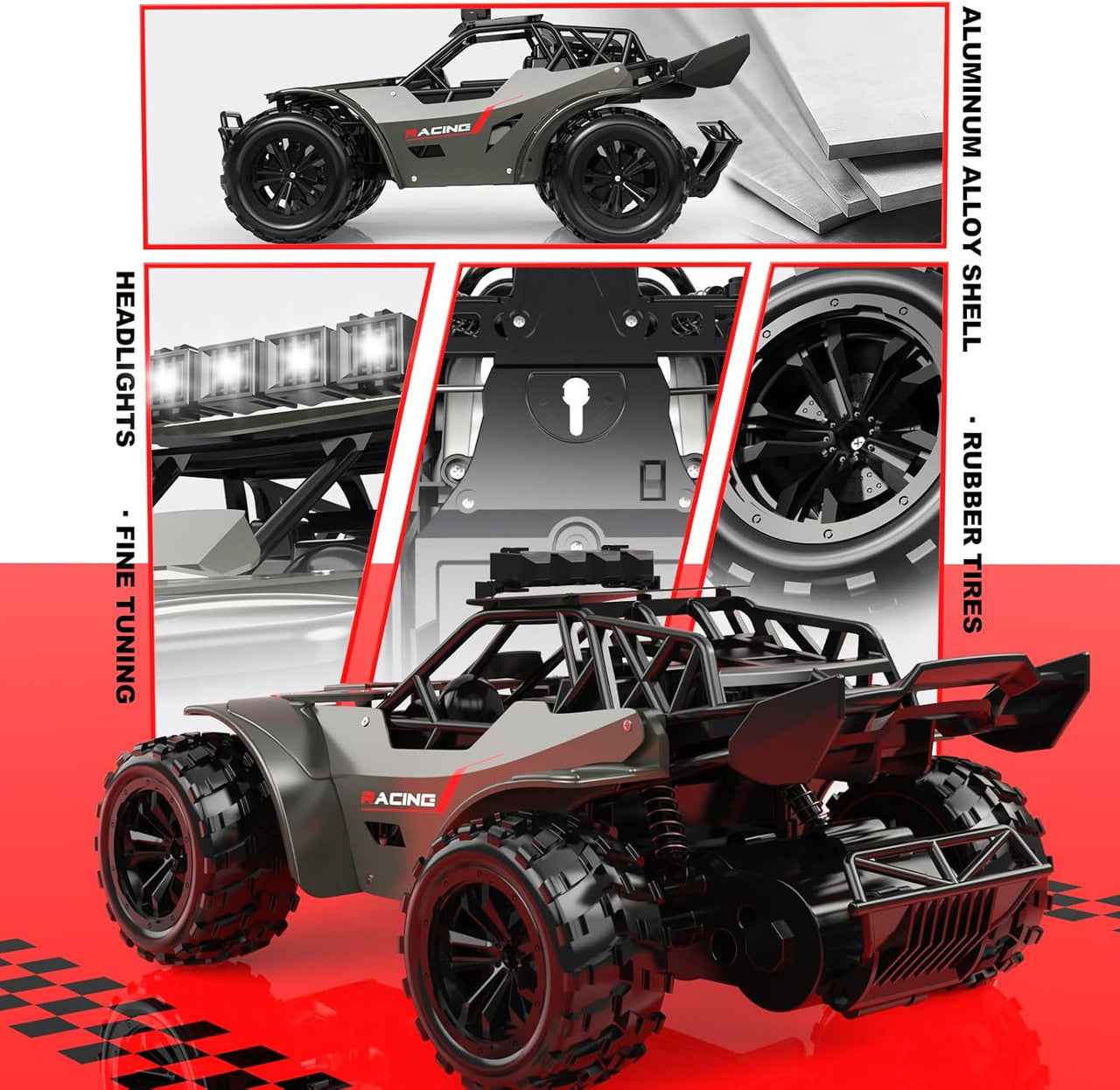 2.4GHz RC Alloy Off-Road Racing Model