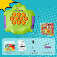 Handheld Quick Push Bubble Balloon Fidget Game