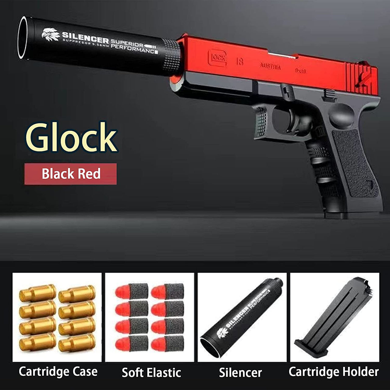 Classic Glock Soft Bullet Toy Gun
