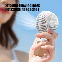6* Inches Rechargeable Mini Cute Handheld Fan