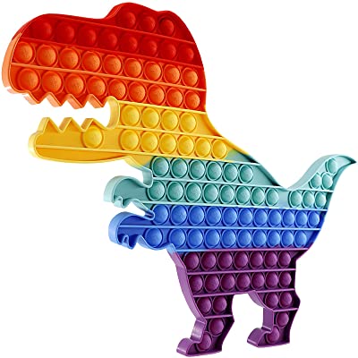 XL 18 Inches Push Pop It Bubble Fidget - Dino