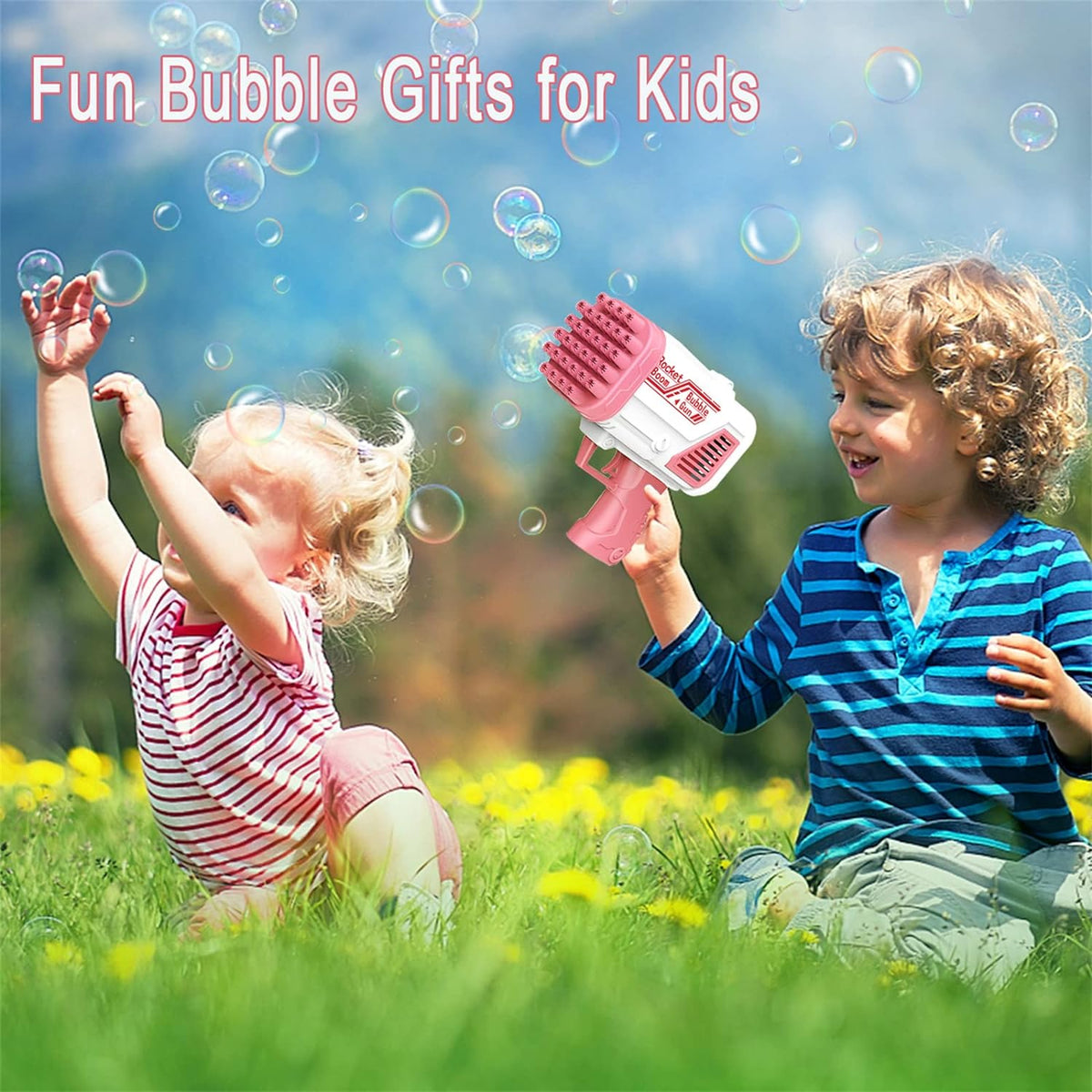 32 Hole Rocket Boom Bubble Gun