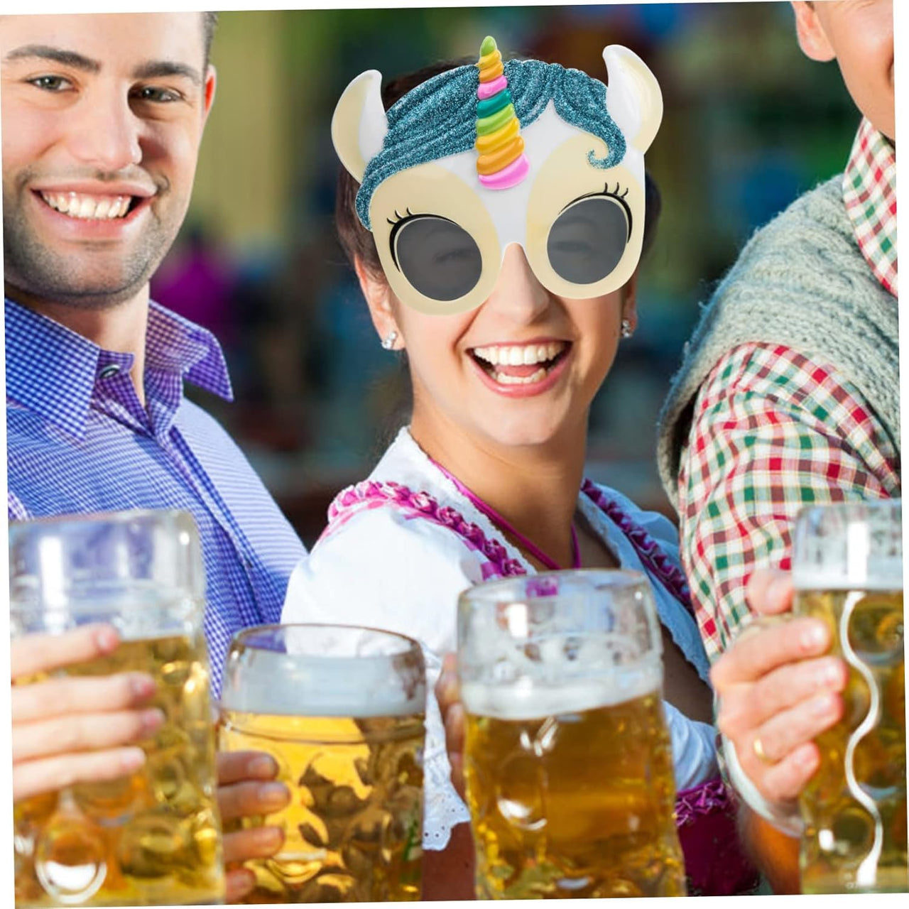 Children's Unicorn Frame Sunglasses - 1Pc