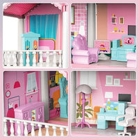 379Pcs L.O.L Villa Doll House Play Set