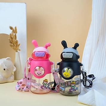 650ml Premium Rabbit Design Sipper Water Bottle