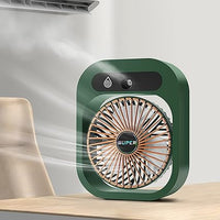 Rechargeable Touch Ice Fog Spray Desktop Fan