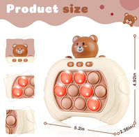 Multi-Modes Electronic Bear Pop Puzzle Game Machine