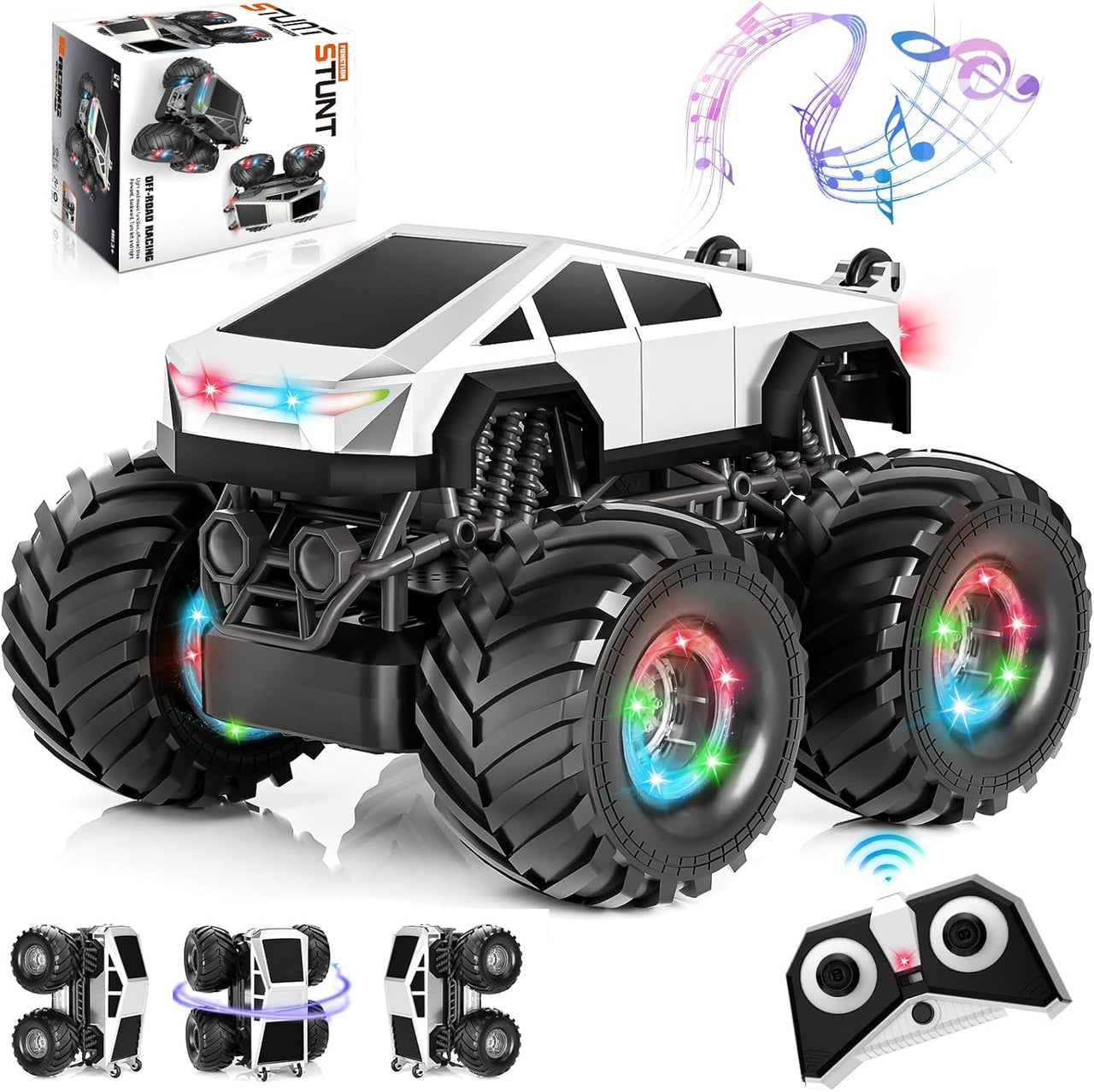 RC Big Foot Tesla Stunt Off-Road Truck