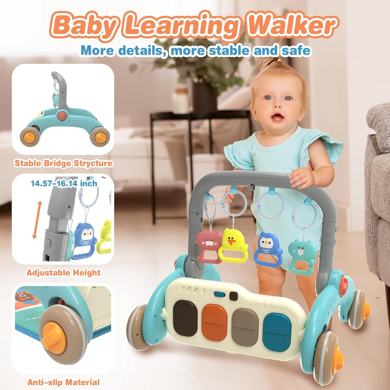 Multi-functional Baby Fitness Walker