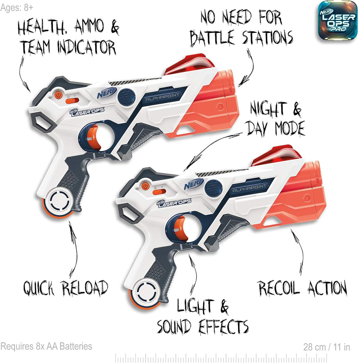 Hasbro Kids Nerf Laser OPS Pro Gun