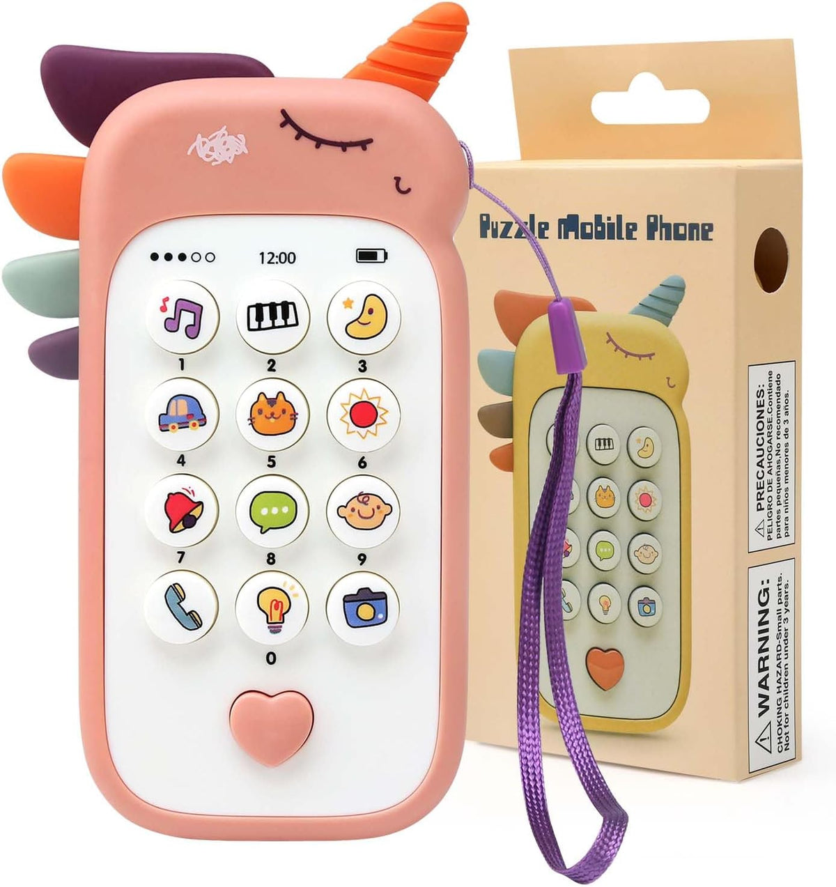 Baby's Early Educational Puzzle Mobile Phone