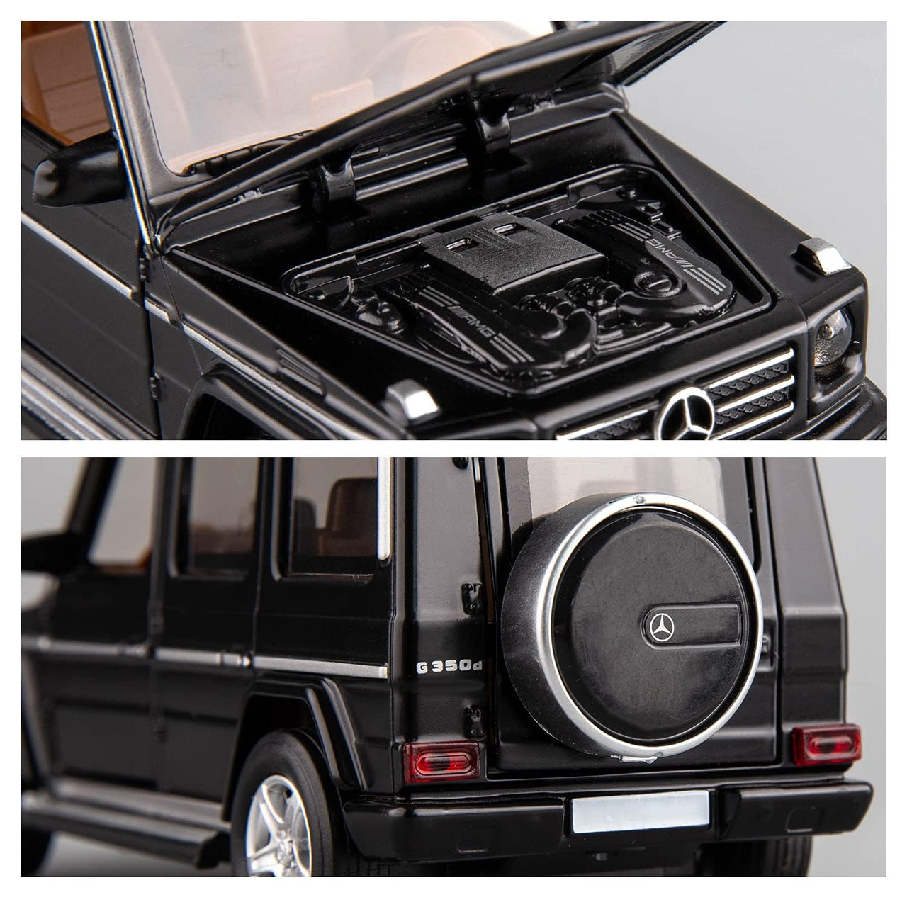 1:32 Diecast Mercedes AMG G65 Model With Acrylic Display Box - Black
