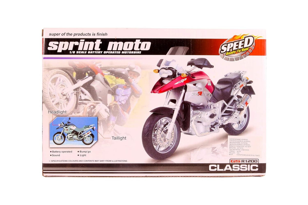 ABS 1:8 Scale Classic GS R1200 Motorbike