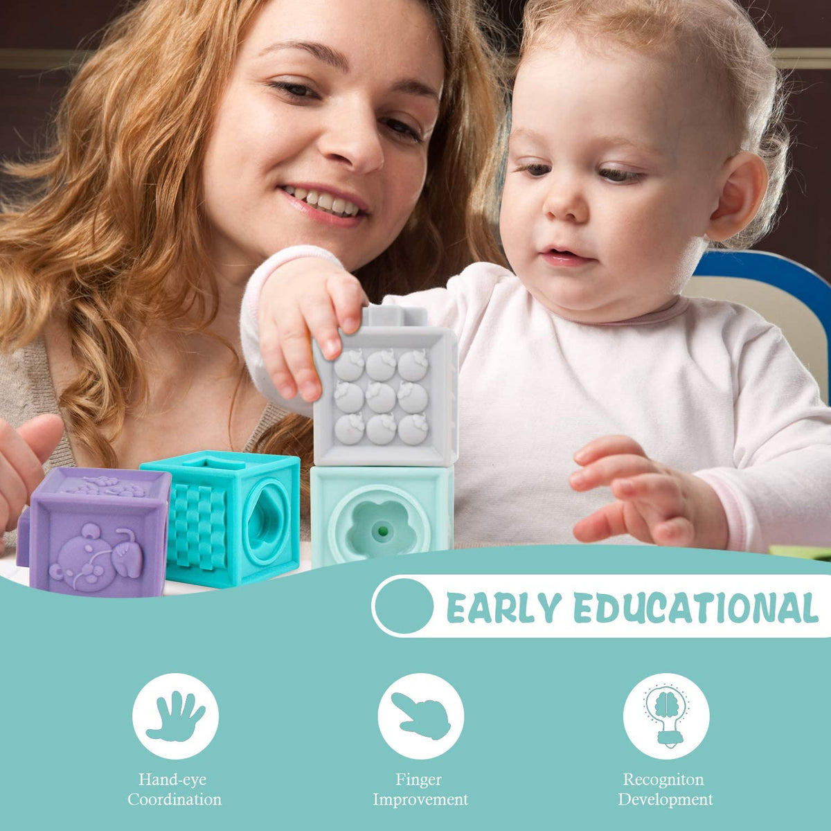 Soft Educational Infant Building Blocks