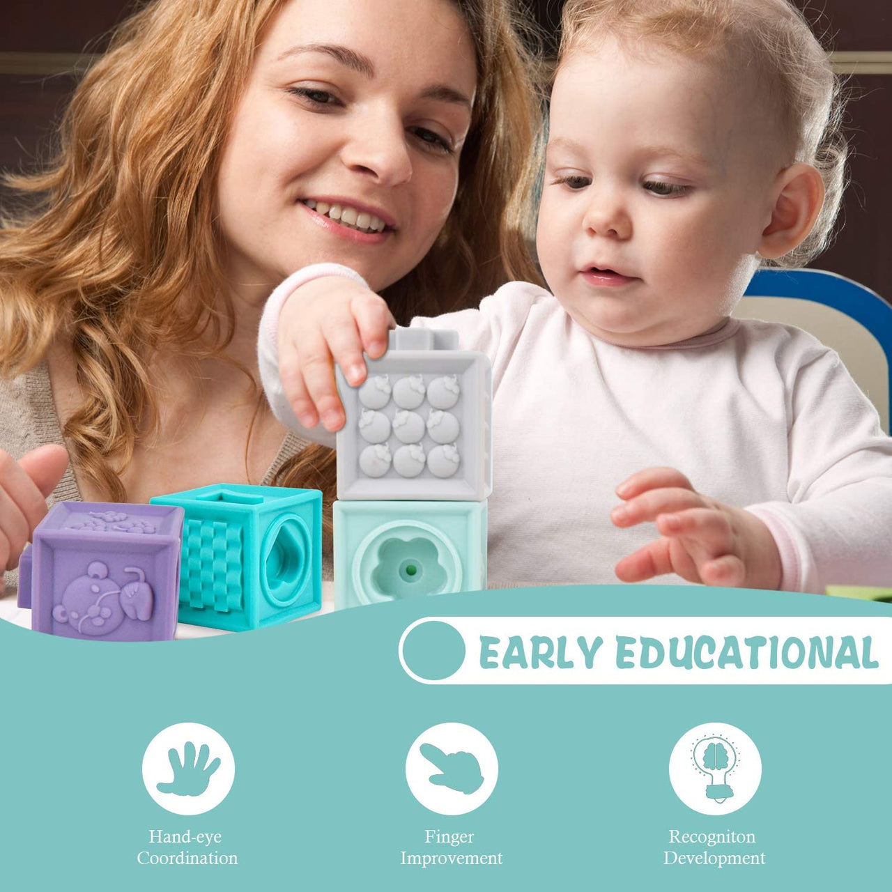Soft Educational Infant Building Blocks