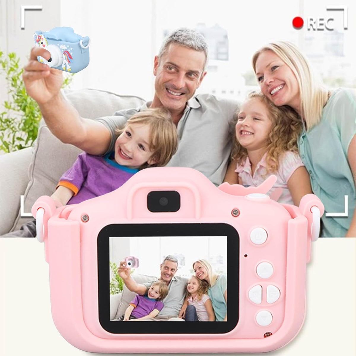 Kids Unicorn Silicon Shell Digital Camera