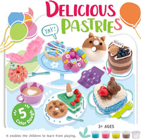 Delicious Pastries Colorful Dough Play Set With Molds