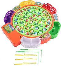 Electric 5 Players Musical Fishing Game With 45 Fish