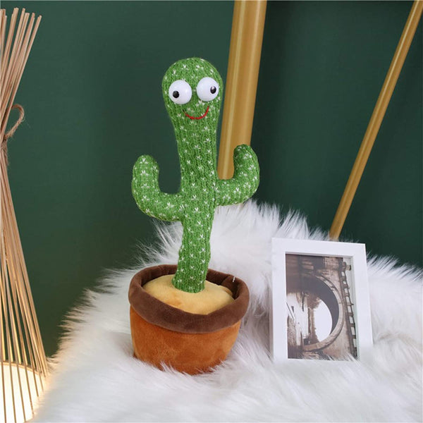 Rechargeable Cute Dancing and Talking Cactus - Large