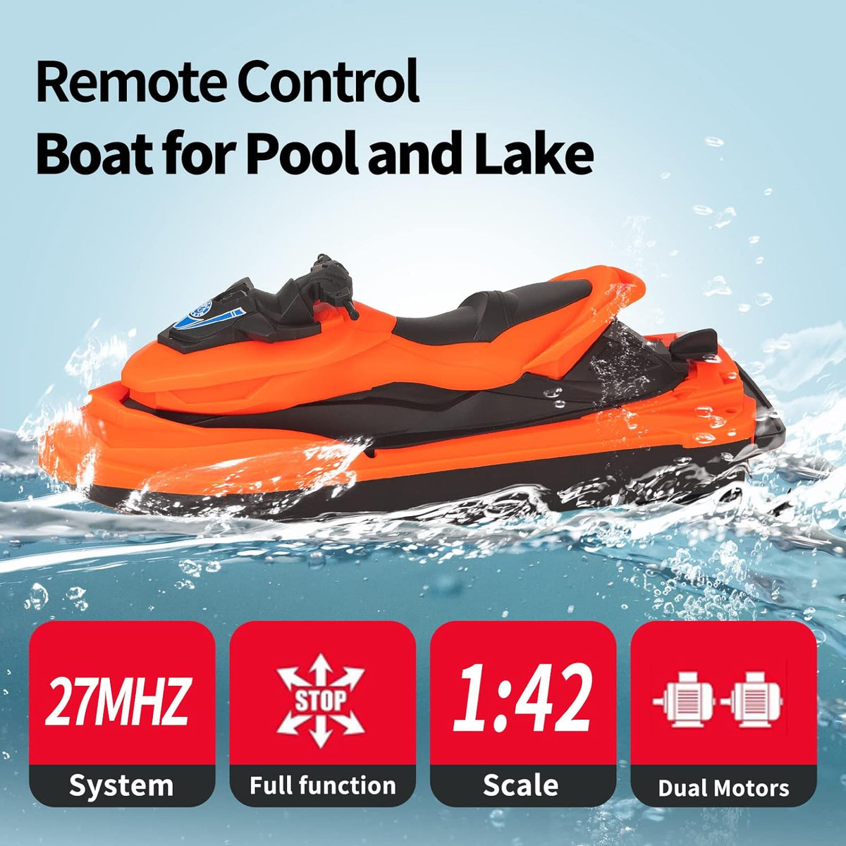 2.4GHz RC Rechargeable High Speed Boat