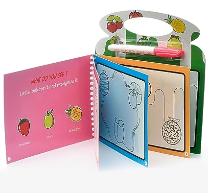 Magic Water Paint Book With Pen - Assortment