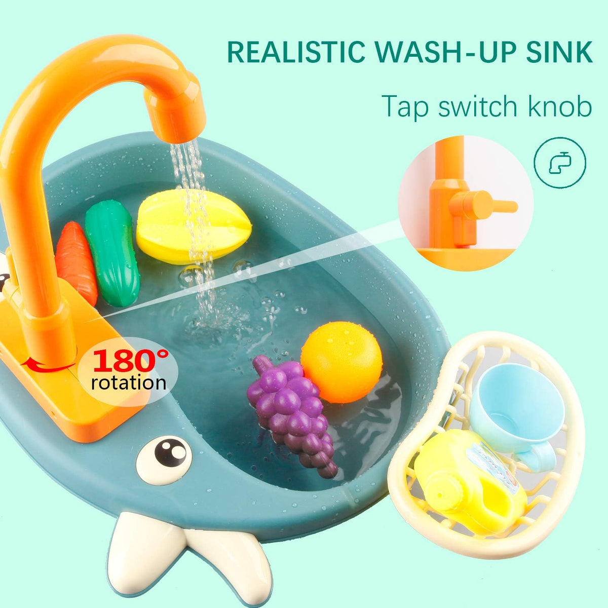 Battery Operated Little Cow Dish Washer