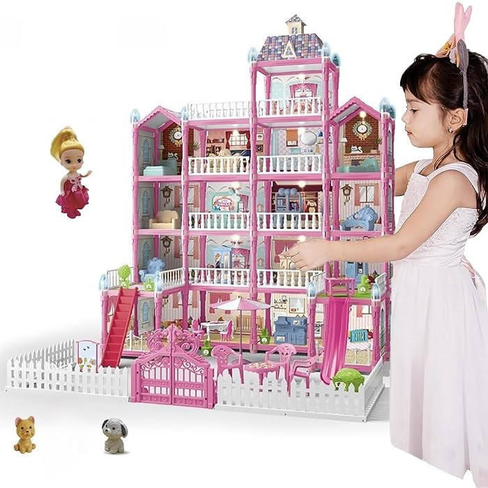 379Pcs L.O.L Villa Doll House Play Set