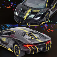 1:32 Diecast Lamborghini Centenario With Acrylic Display Box - Black