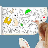 Kids Drawing Art Paper Roll Educational Tool