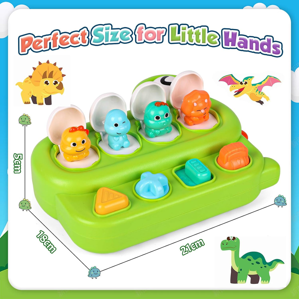 Dinosaur Land Pop-up Activity Toy