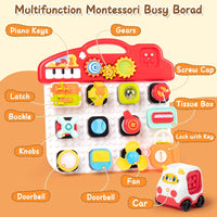 Huanger Montessori Musical Activity Puzzle Board
