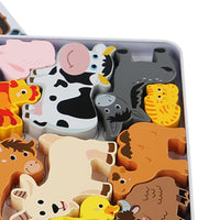 Toddlers Premium Farm Themed Solid Puzzle