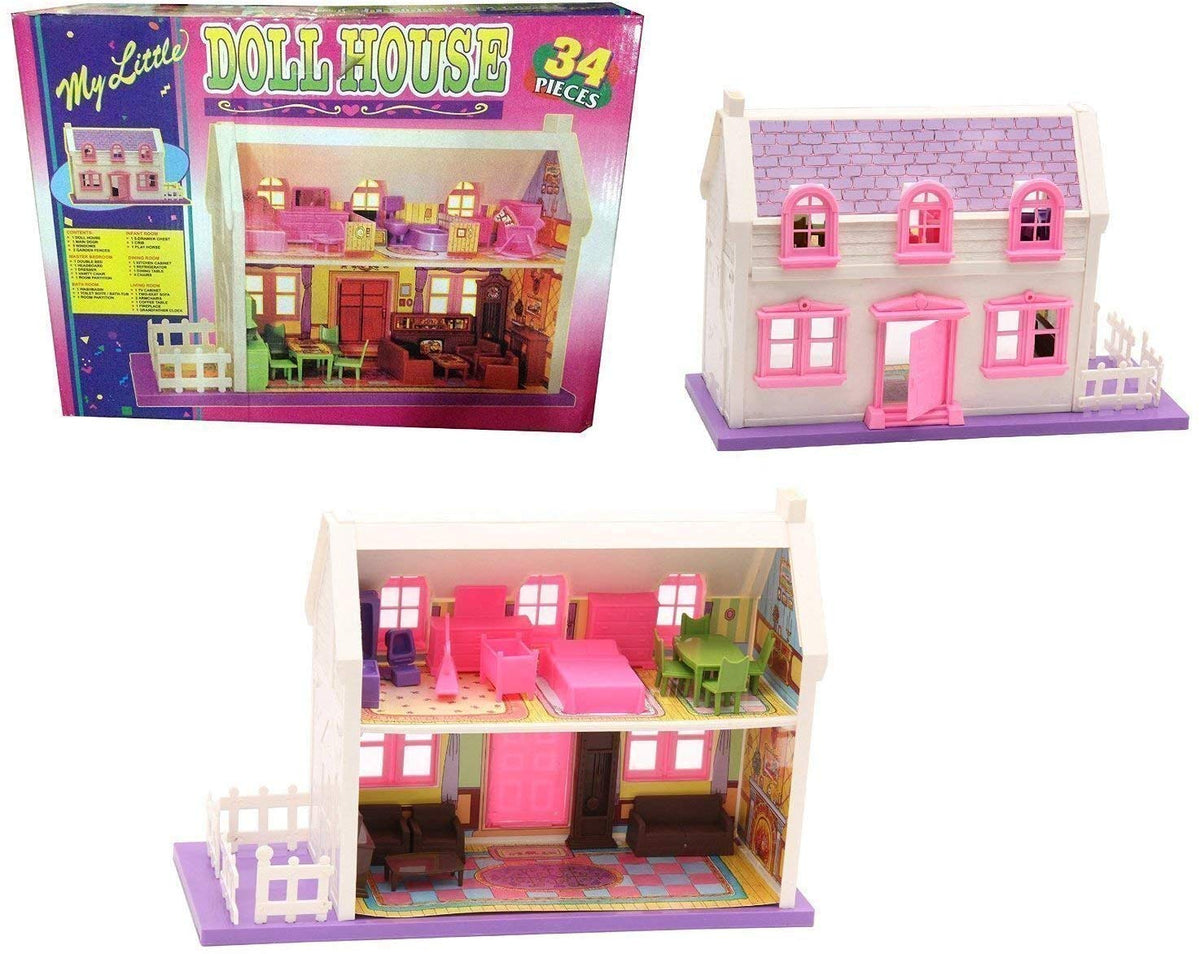 My Little Doll House - 34PCS Playset