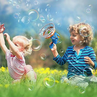 2in1 Electric Dinosaur Colorful Bubble Blowing Gun