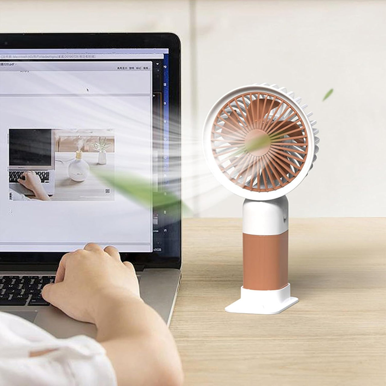 6* Inches Rechargeable Mini Cute Handheld Fan