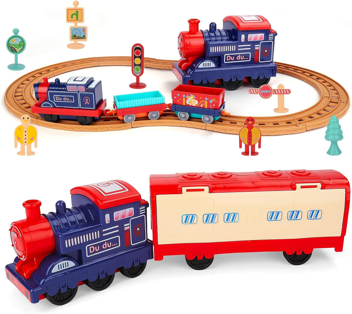 DIY Electric Inertial Storage Railway Train Track Set