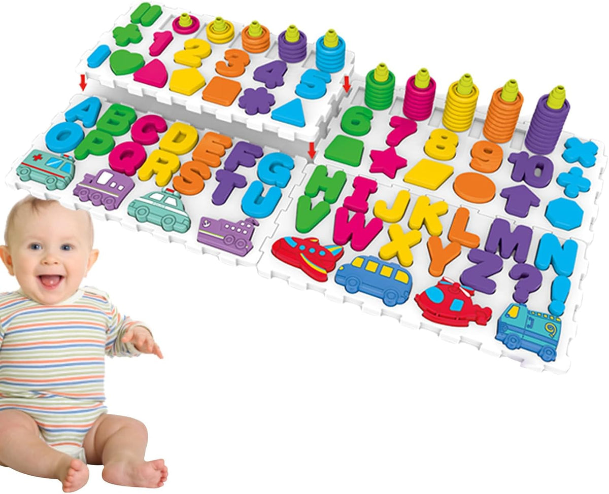 4in1 Kids Number & Letter Learning Board