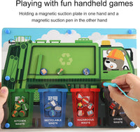 Kids Wooden Garbage Sorting Magnetic Pen Game