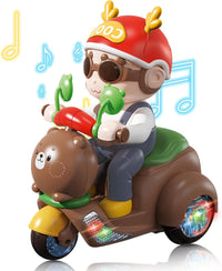 Thumbnail for Electric Cute Rocking Stunt Tricycle