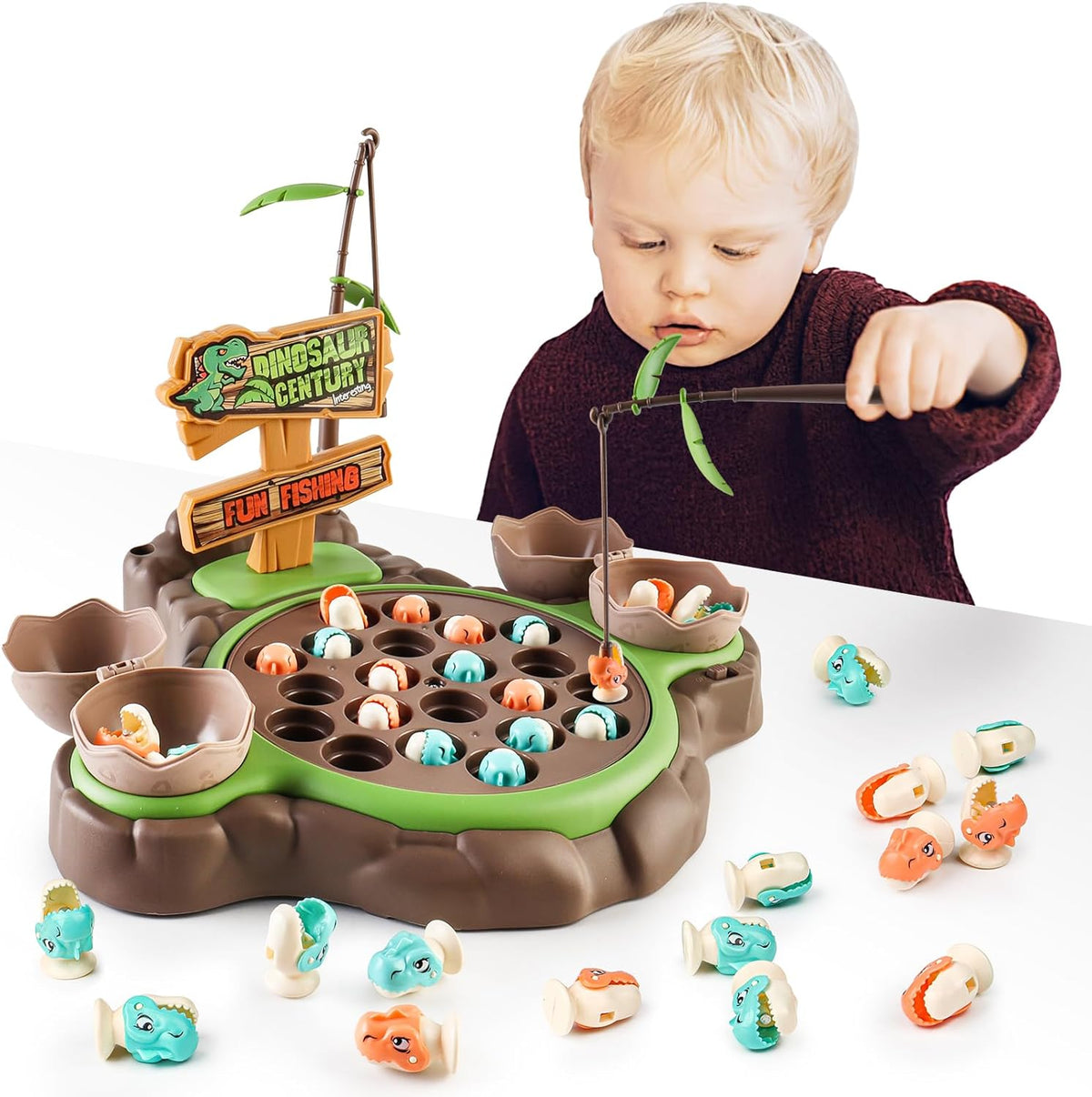 Interesting Dinosaur Fun Fishing Game