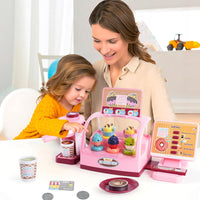 28Pcs Pretend Play Ice-Cream Shop With Coffee Maker