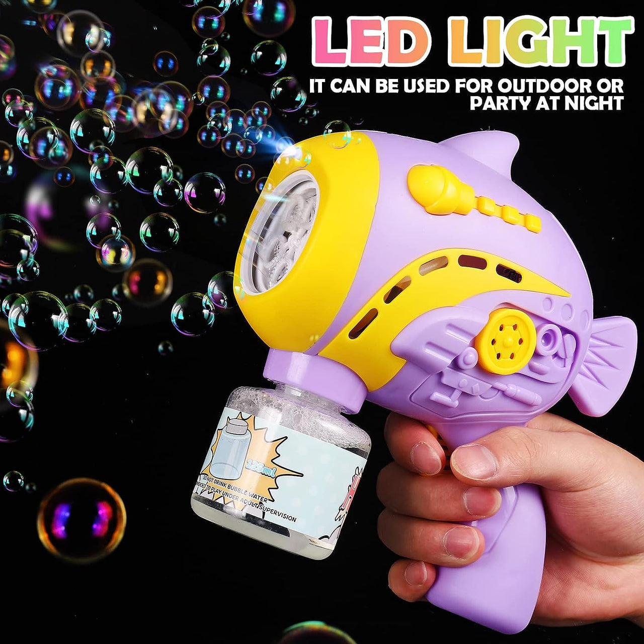Bubble Machine Gun With Light & Music