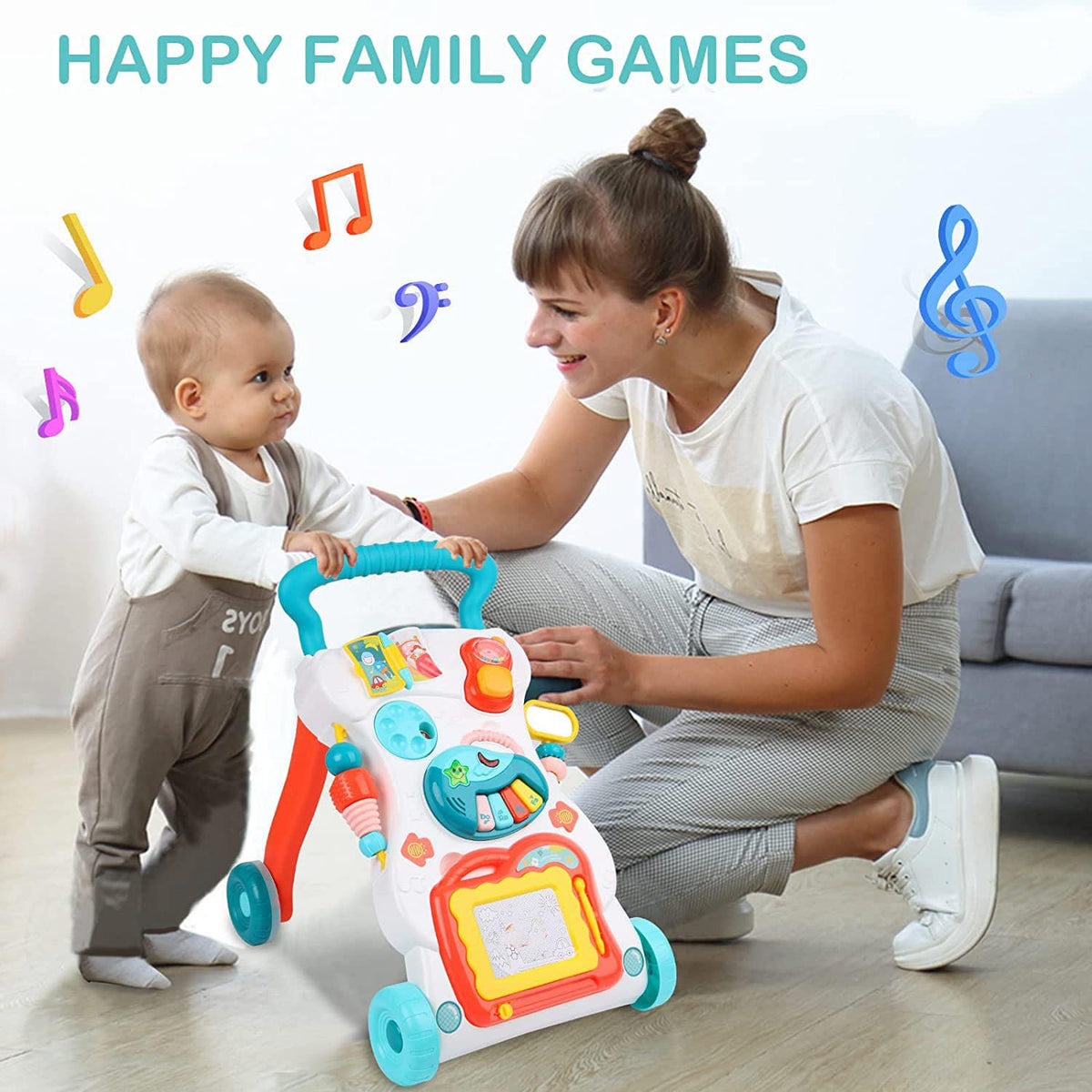 Huanger Musical Walker With Gadgets For Baby