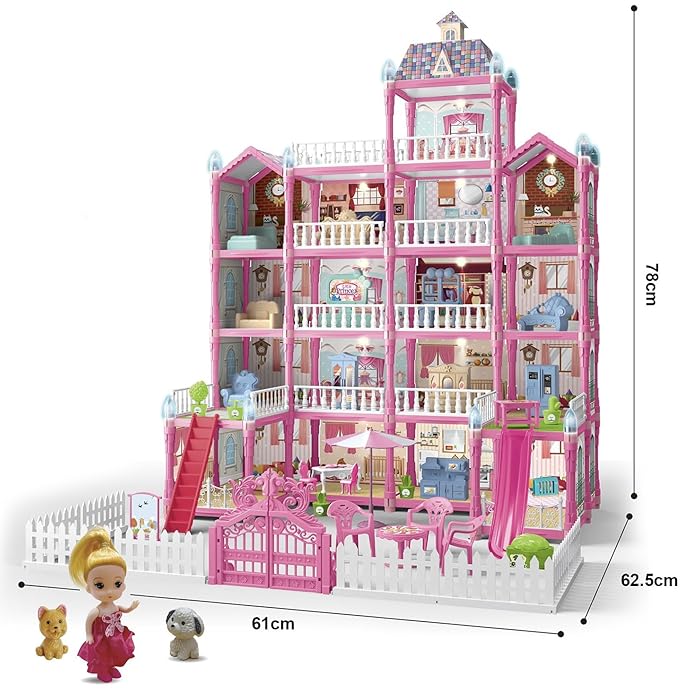 379Pcs L.O.L Villa Doll House Play Set