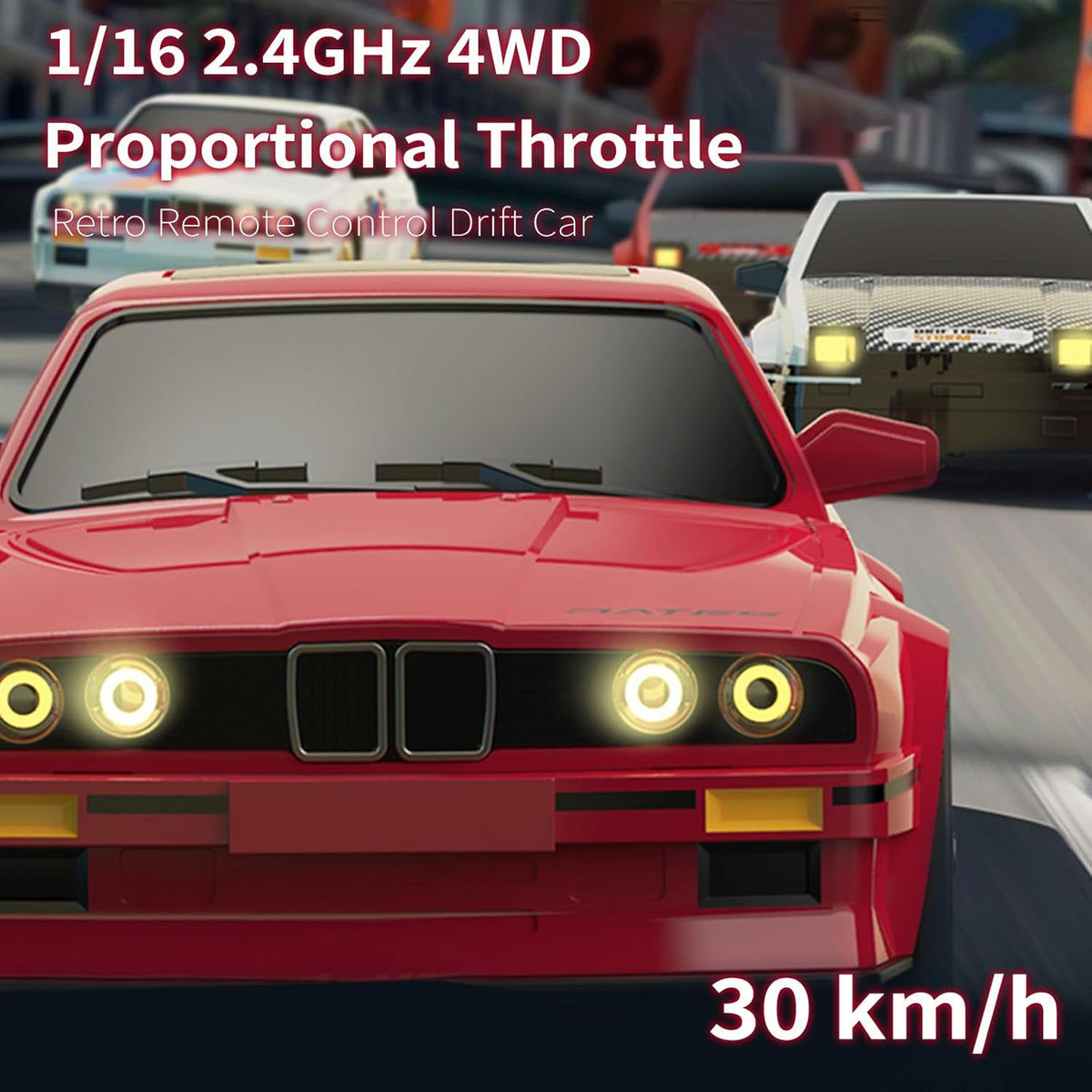 2.4G RC 30Km/h 4WD BMW E30 Drifting Car