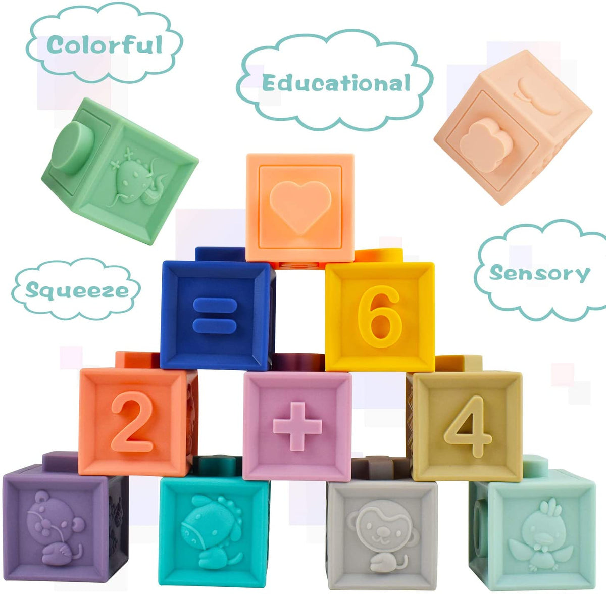 Soft Educational Infant Building Blocks